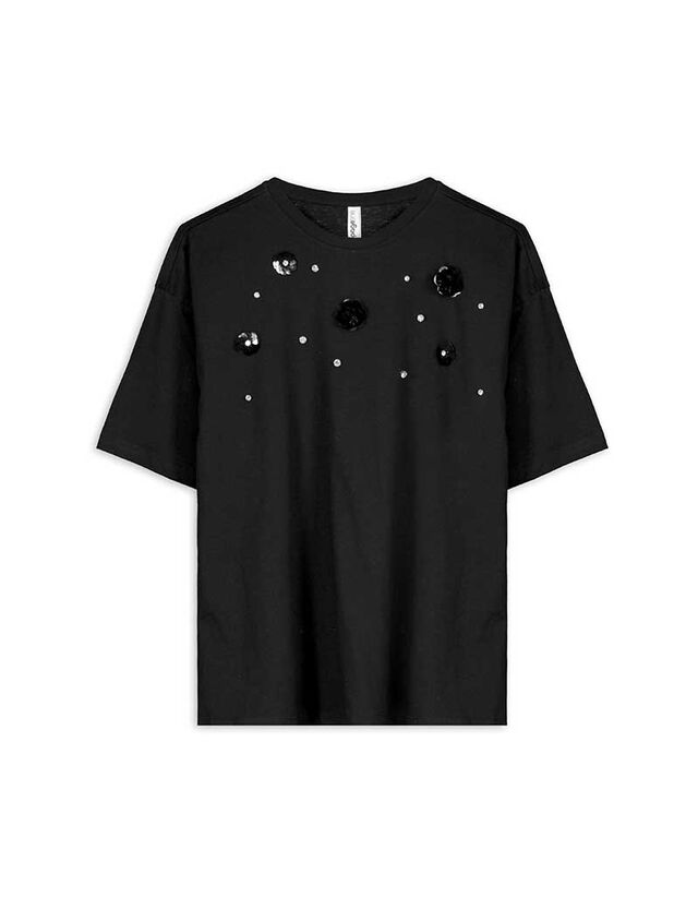 Póló - Strasszokkal - feher