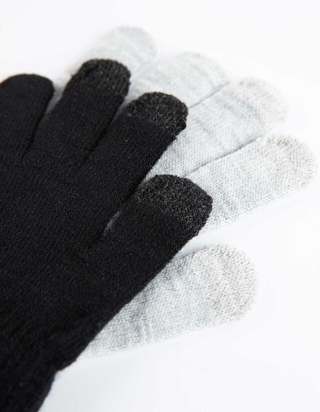 érintőképernyős kesztyűk - 2 darabos csomag