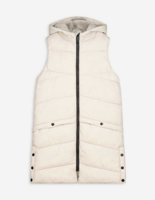 Steppelt mellény - Normál fazon - bézs