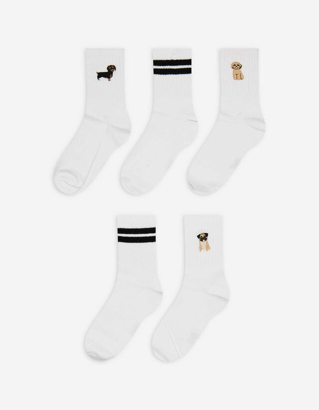 Tenisz zokni - 5 db-os csomag