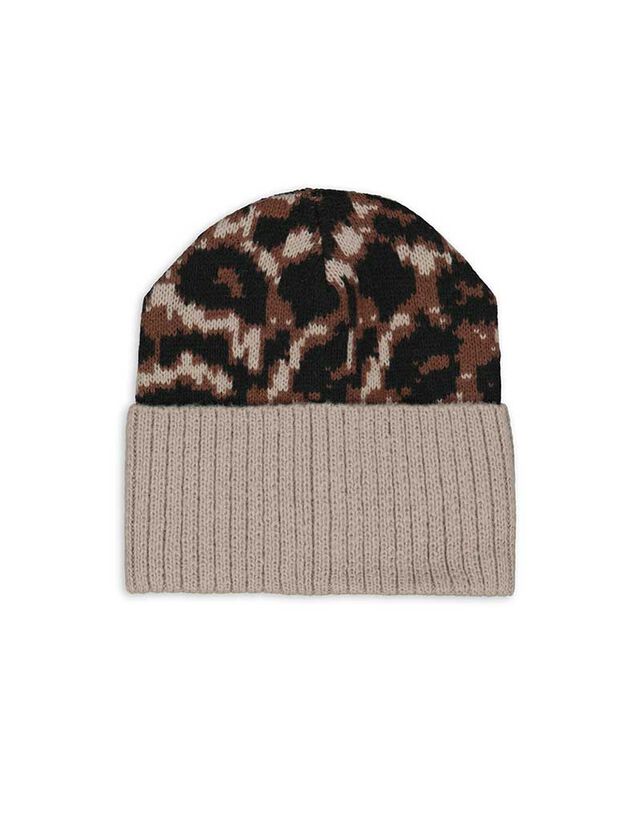 Sapka - Párducmintás - bézs