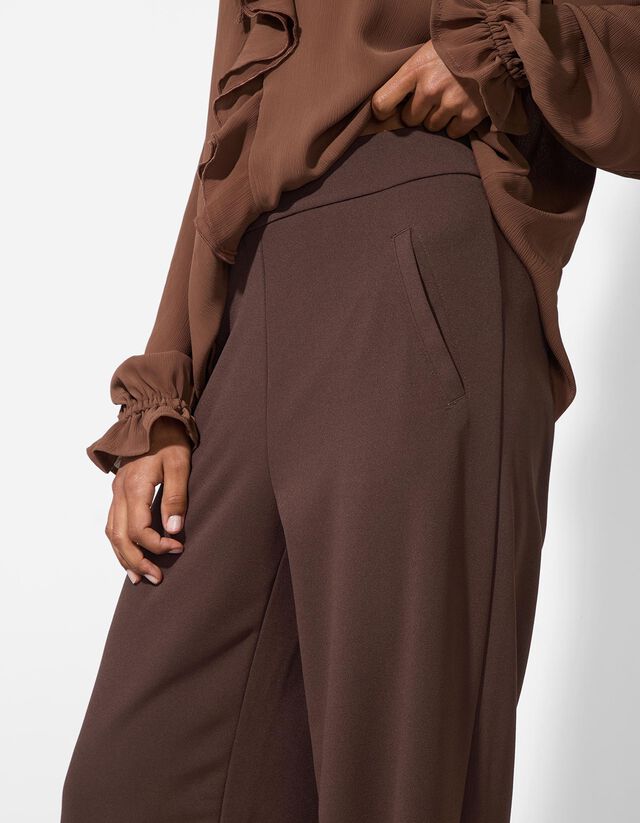 Melegítőnadrág - Széles fazon - sotetlila