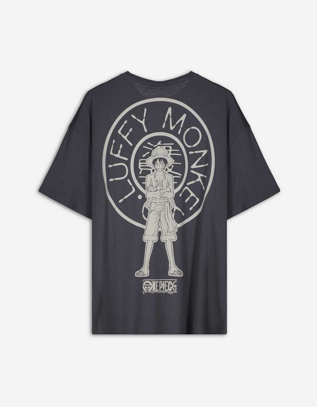 Póló - One Piece - sötétszürke
