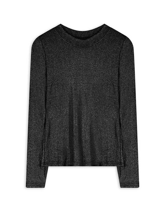 Hosszú ujjú felső - Bordázott - bézs