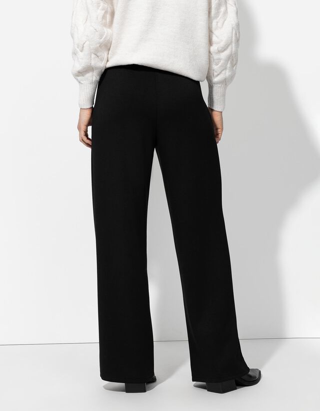 Nadrág - Derekán húzózsinórral - fekete