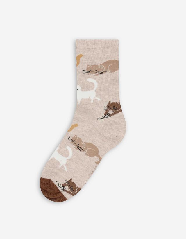 Zokni - Elszórt mintás - kék