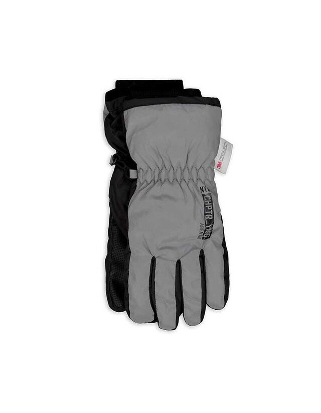 Síkesztyű - Fényvisszaverő - fekete