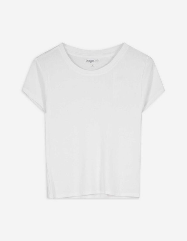 Póló - Bordázott - rozsaszin