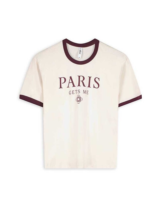 Póló - Elülső nyomtatás - feher