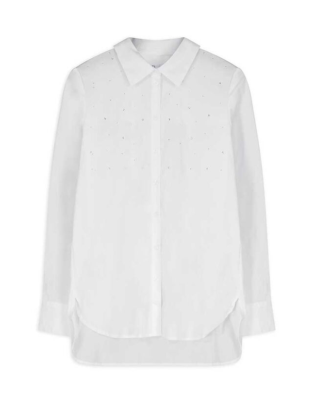 Blúz - Pamut keverék - feher