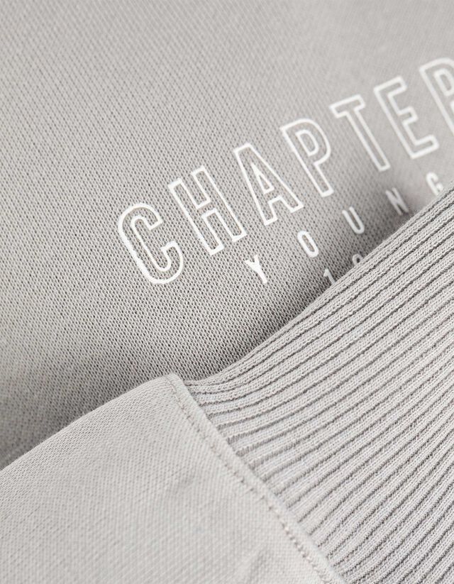 Kapucnis felső - Túlméretezett fazon - feher