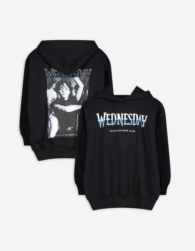 Melegítőfelső - Wednesday - fekete