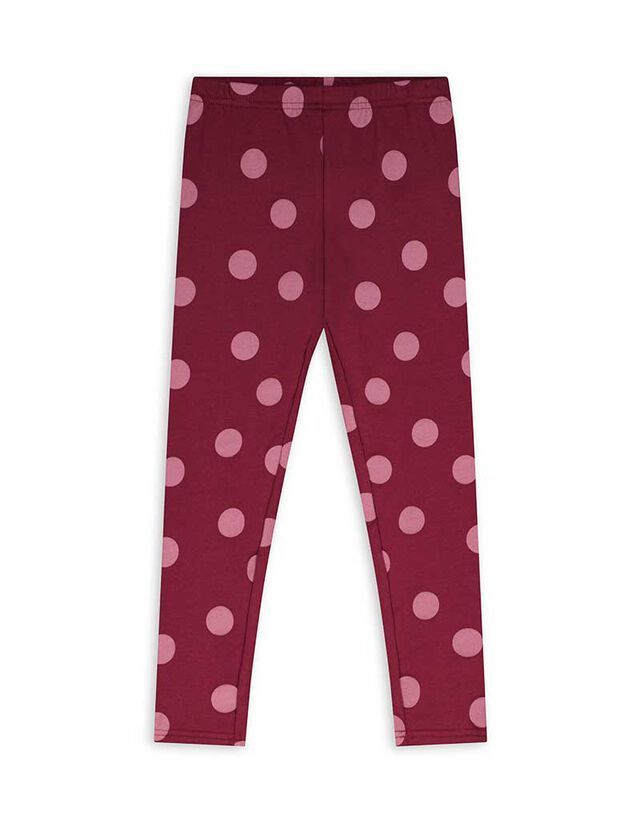 Legging - Elszórt nyomott minta - pink