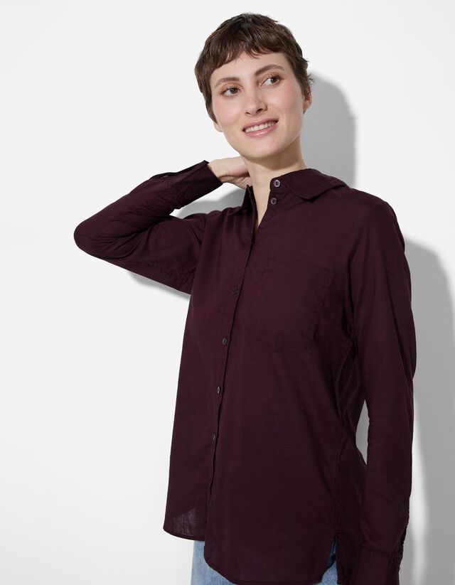 Blúz - Mellzsebes - feher