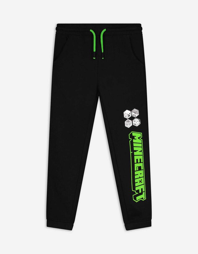 Szabadidőnadrág - Minecraft - fekete