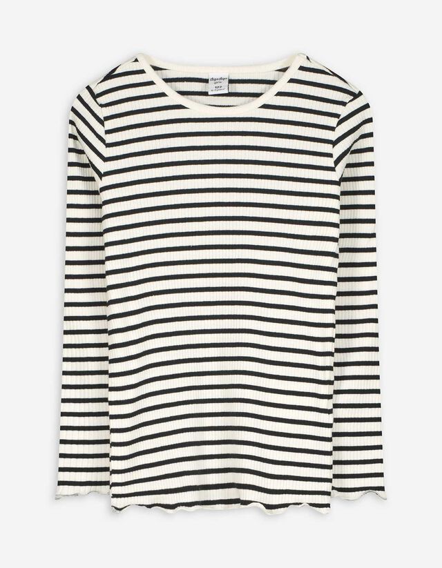 Hosszú ujjú felső - 2 darabos csomag - feher