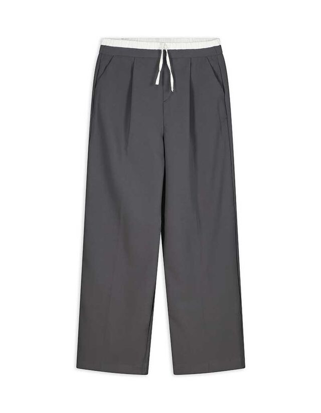 Nadrág - Kétrétegű hatás - sötétszürke