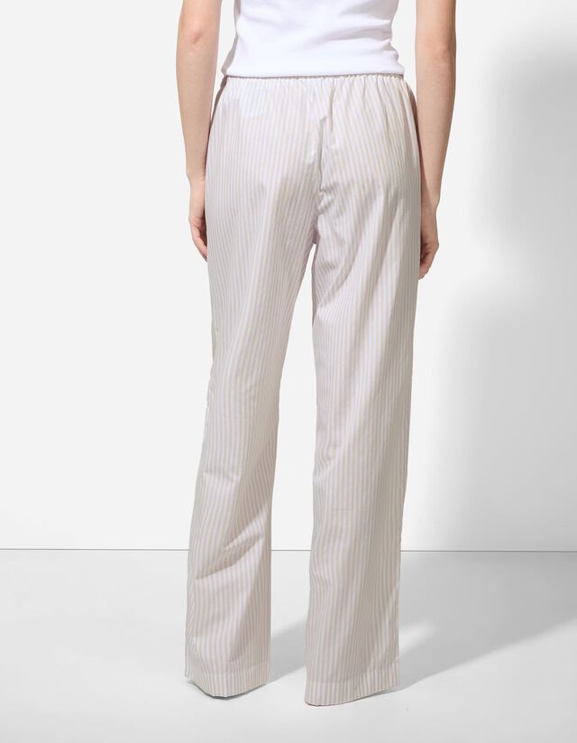 Pizsamaalsó - Csíkos - bézs