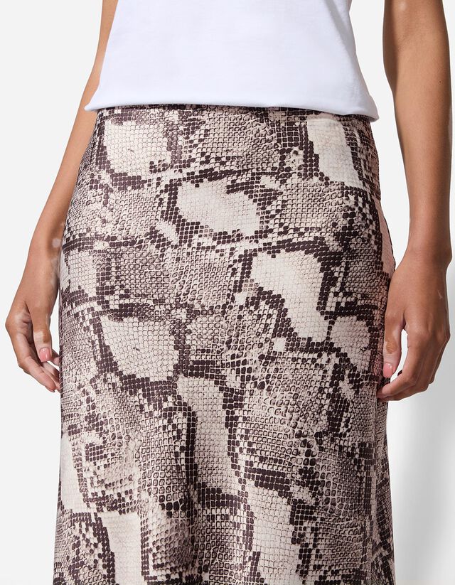 Szoknya - Párducmintás - feher