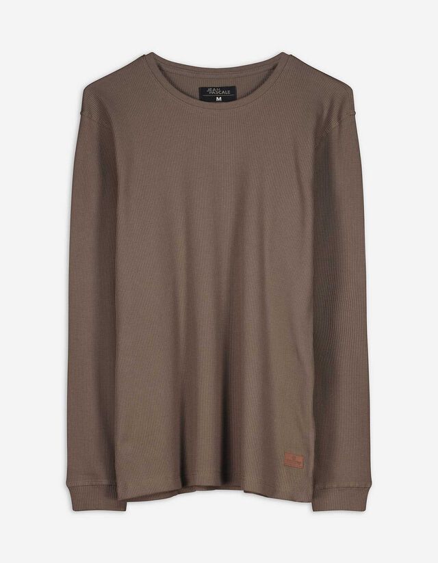 Hosszú ujjú felső - Normál fazon - szürke