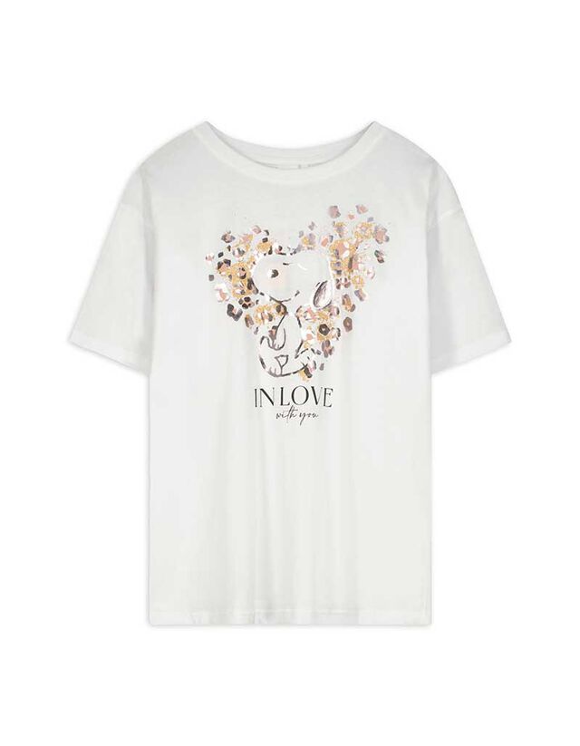 Póló - Snoopy - feher