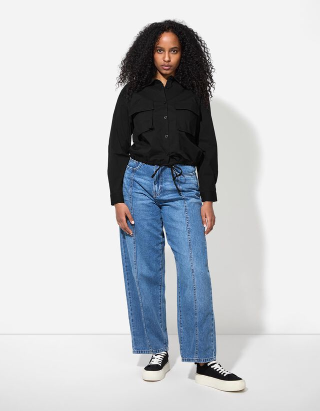 Blúz - Egyszínű - feher