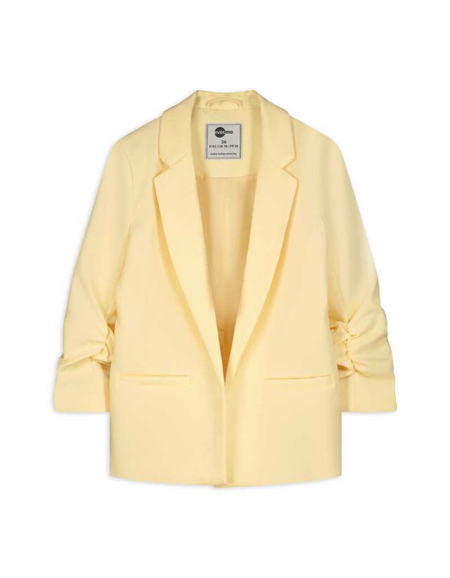 Blézer - Háromnegyedes ujjú - fekete