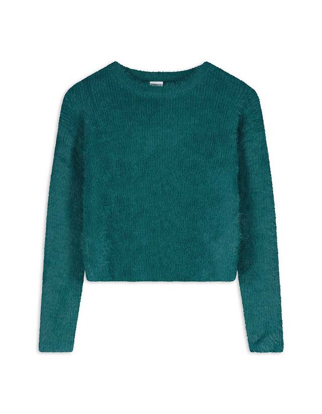 Hosszú ujjú felső - Kötött ruha - feher