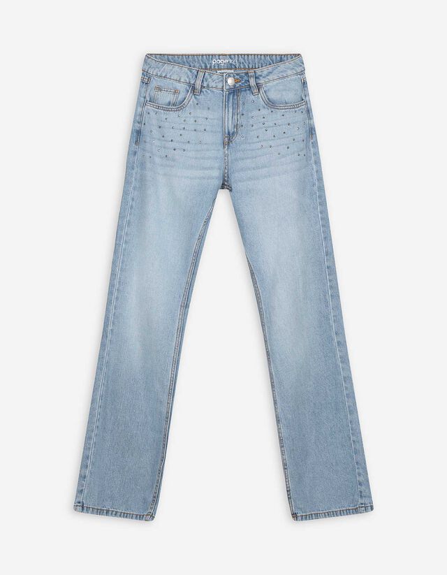 Farmernadrág - Enyhén bővülő fazon - kék