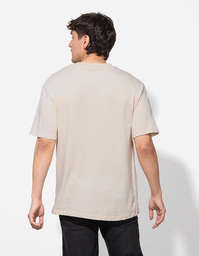 Póló - Túlméretezett fazon - világos barna