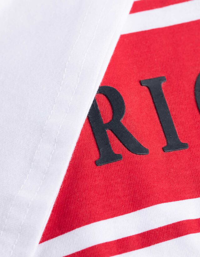 Póló - Kerek nyakkivágás - mélyvörös