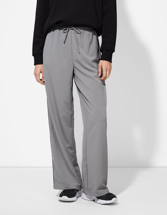 Melegítőnadrág - Széles fazon - zöld