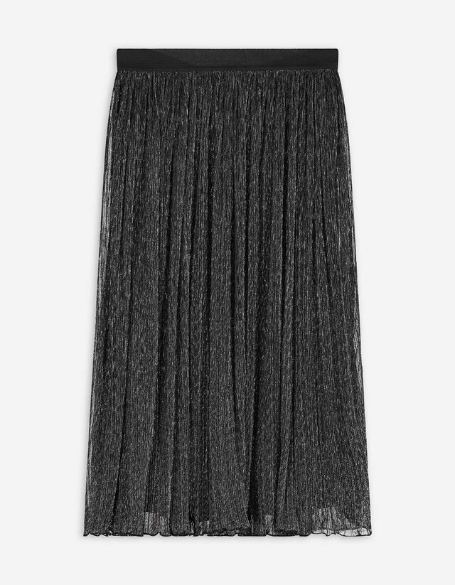 Szoknya - Ráncok - fekete