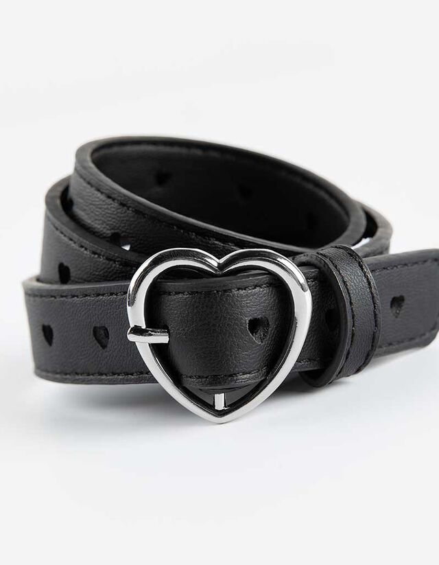 Öv - Bőrhatású - fekete