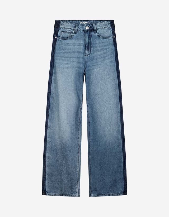 Farmernadrág - Egyenes fazon - kék