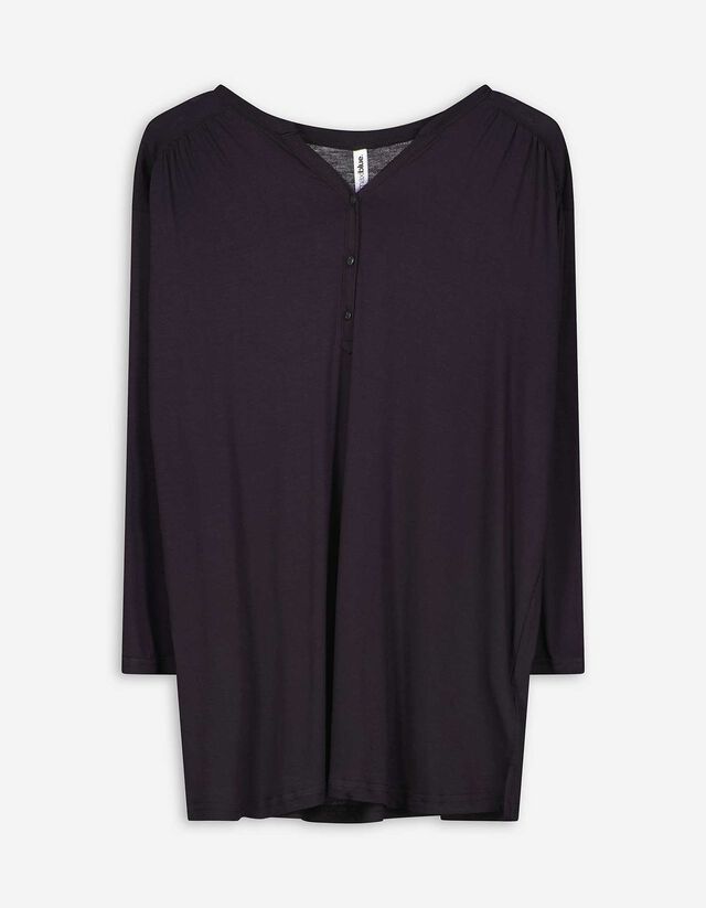 Ingblúz - Viszkóztartalom - fekete