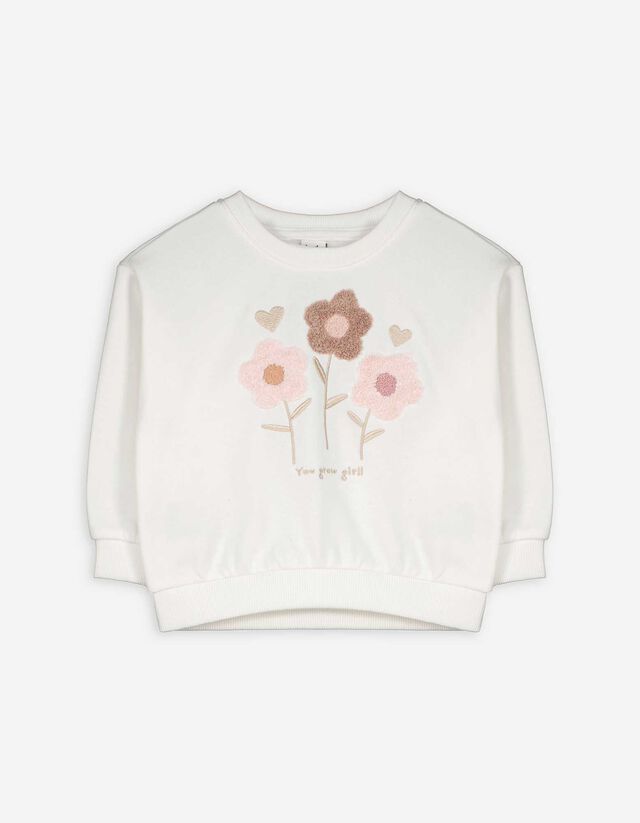 Melegítőfelső - Frotté alkalmazás - feher