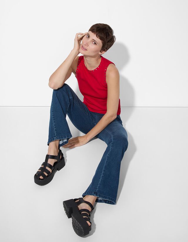 Jegging - Szélesített szabás - vilagoskek