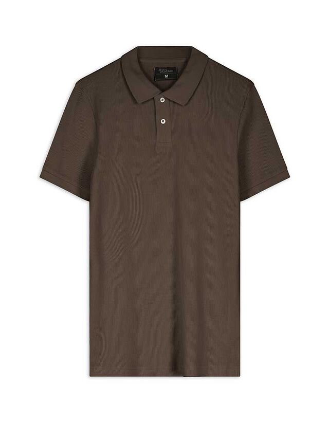 Pólóing - Egyszínű - sötétbarna