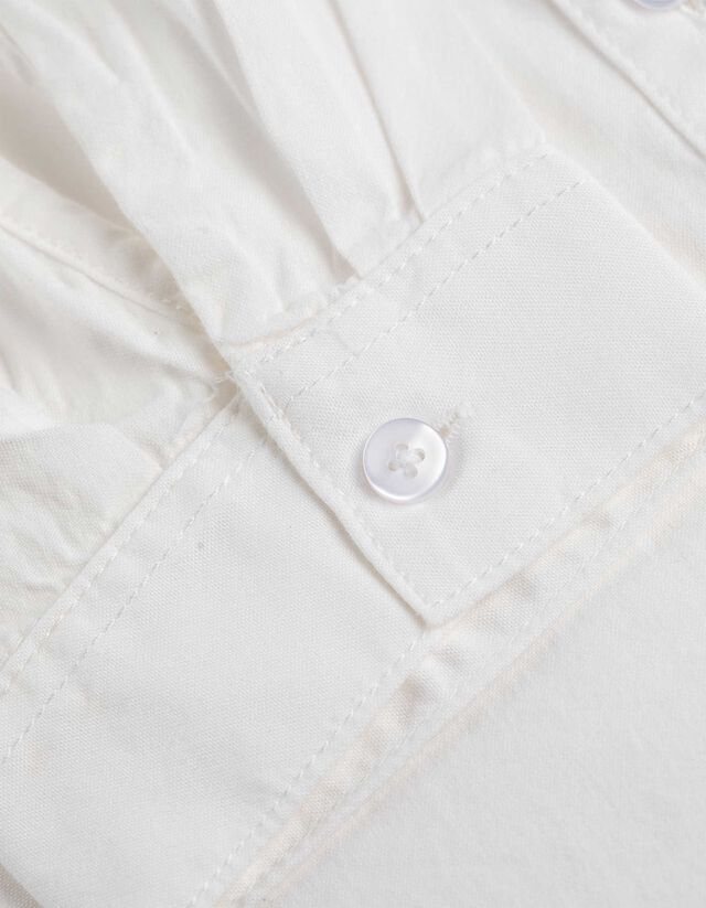 Női ing - Mellzsebes - feher