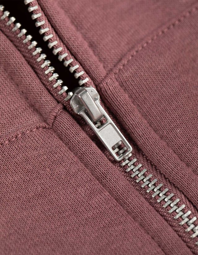 Cipzáros melegítőfelső - rövidített - sötétszürke