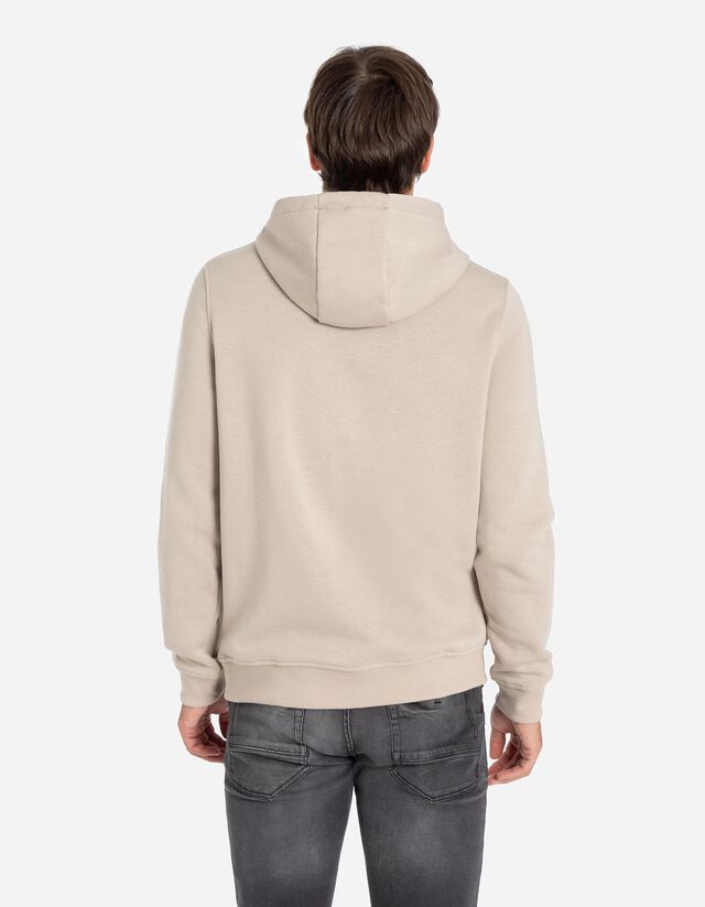 Kapucnis felső - Pamut keverék - sotetkek