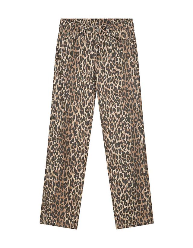 Nadrág - Párducmintás - világos barna