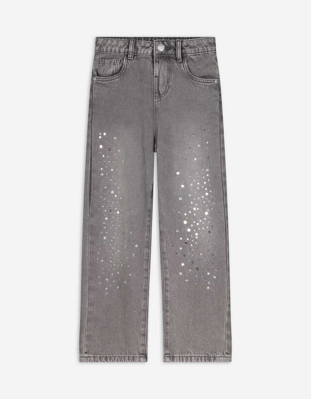 Farmernadrág - Flitteres - szürke