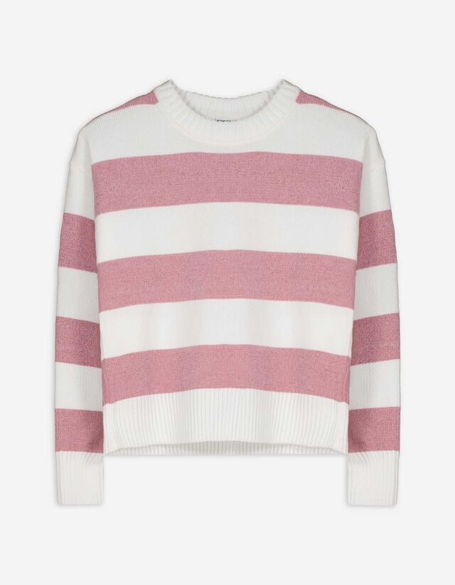 Pulóver - Chenille - feher