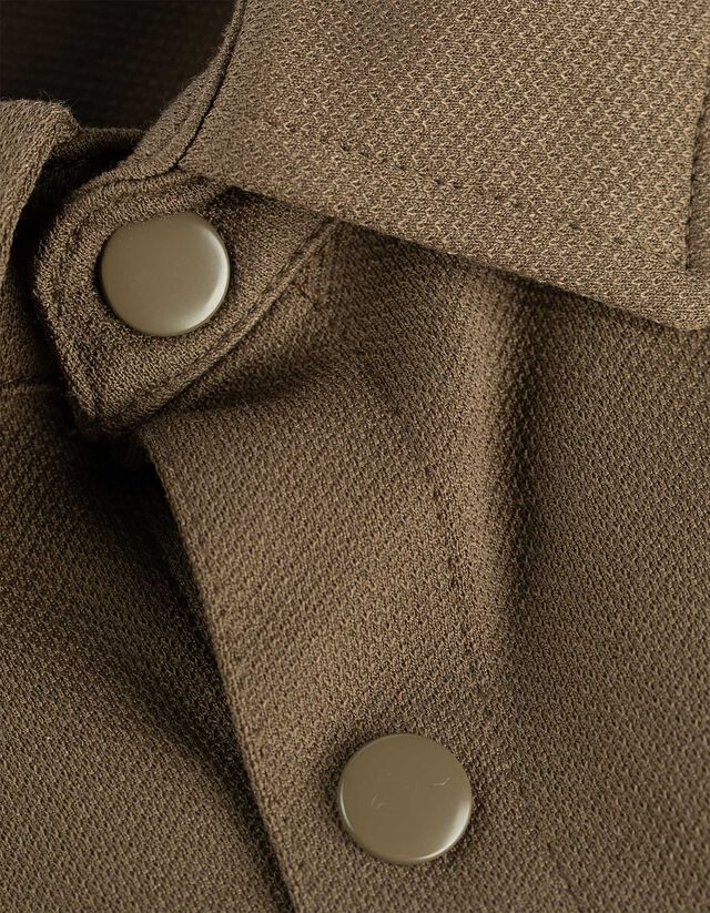 Férfi ing - Mellzsebes - sötétzöld