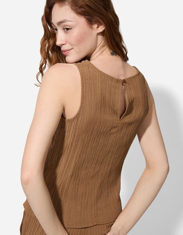 Ujjatlan felső - fekete