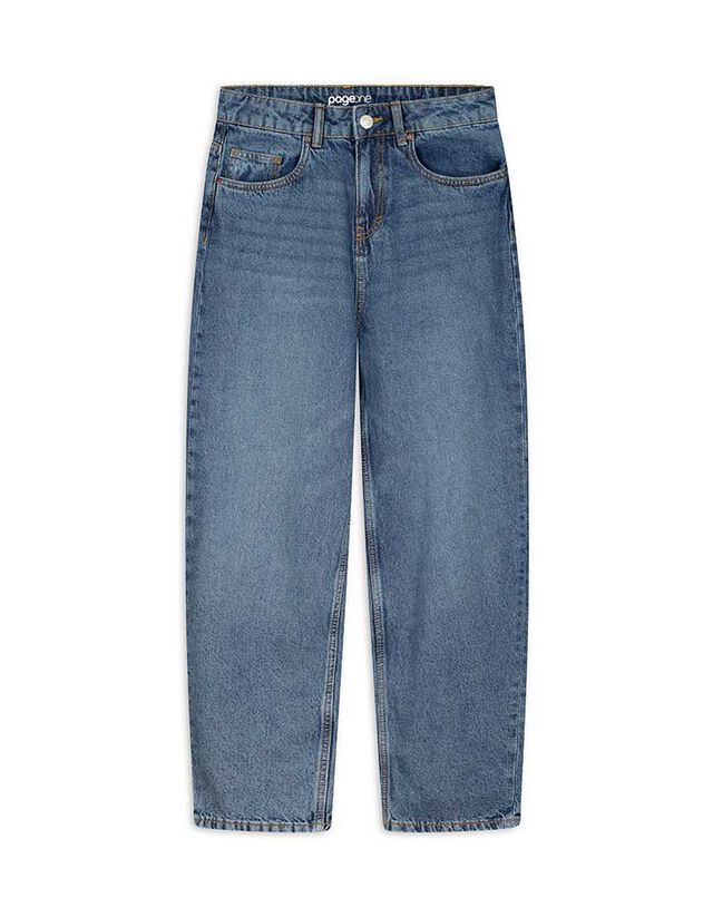 Farmernadrág - Ballon szabás - fekete