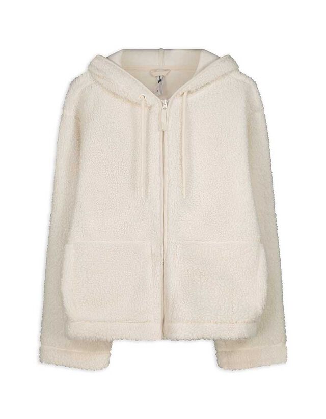 Cipzáros melegítőfelső - Plüss - fekete