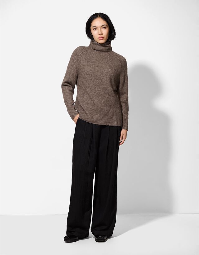 Pulóver - Túlméretezett fazon - sötétszürke